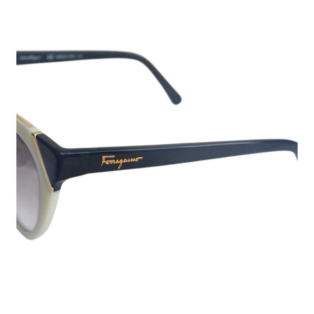 Salvatore Ferragamo SF835S Sunglasses Ivory/Dark Plum, 100% Authentic for Women - Picture 5 of 16